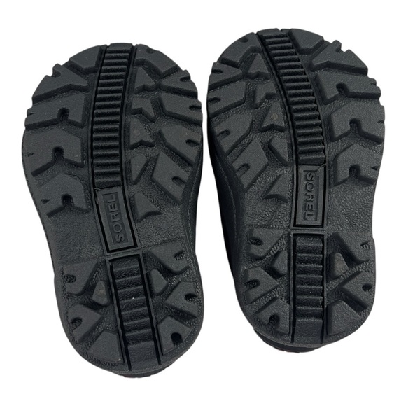 Sorel Girls Toddler Pink and Black Cold Weather Boots Size 4 Toddler Waterproof - Picture 4 of 6